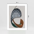 Plakat bez ramy 30x40 - Abstrakcyjne Światy Geometrii - nowoczesny, geometryczny