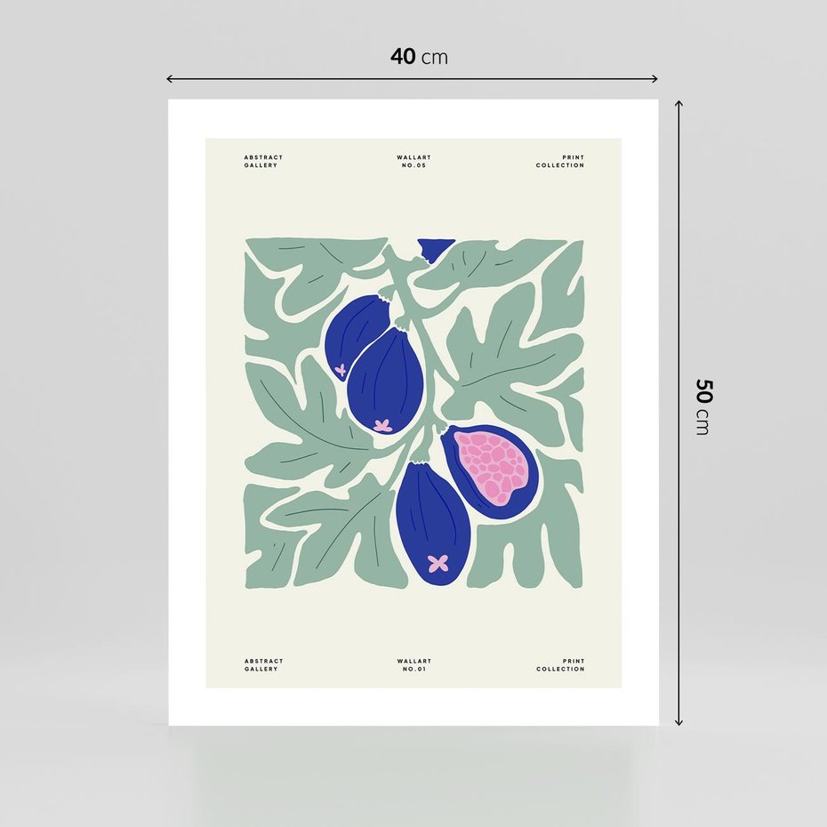 Plakat bez ramy 40x50 - Symfonia Przestrzeni - figi, plakat