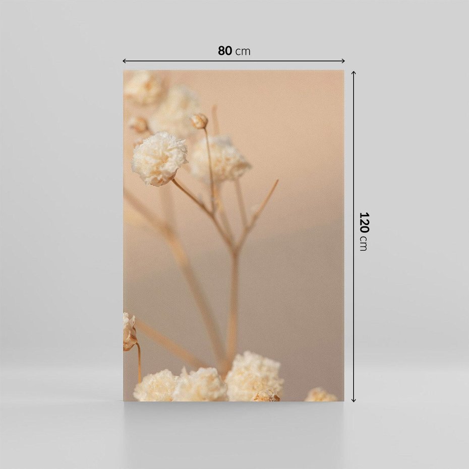 Obraz na płótnie 80x120 - Subtelna gipsówka - gipsówka, suche