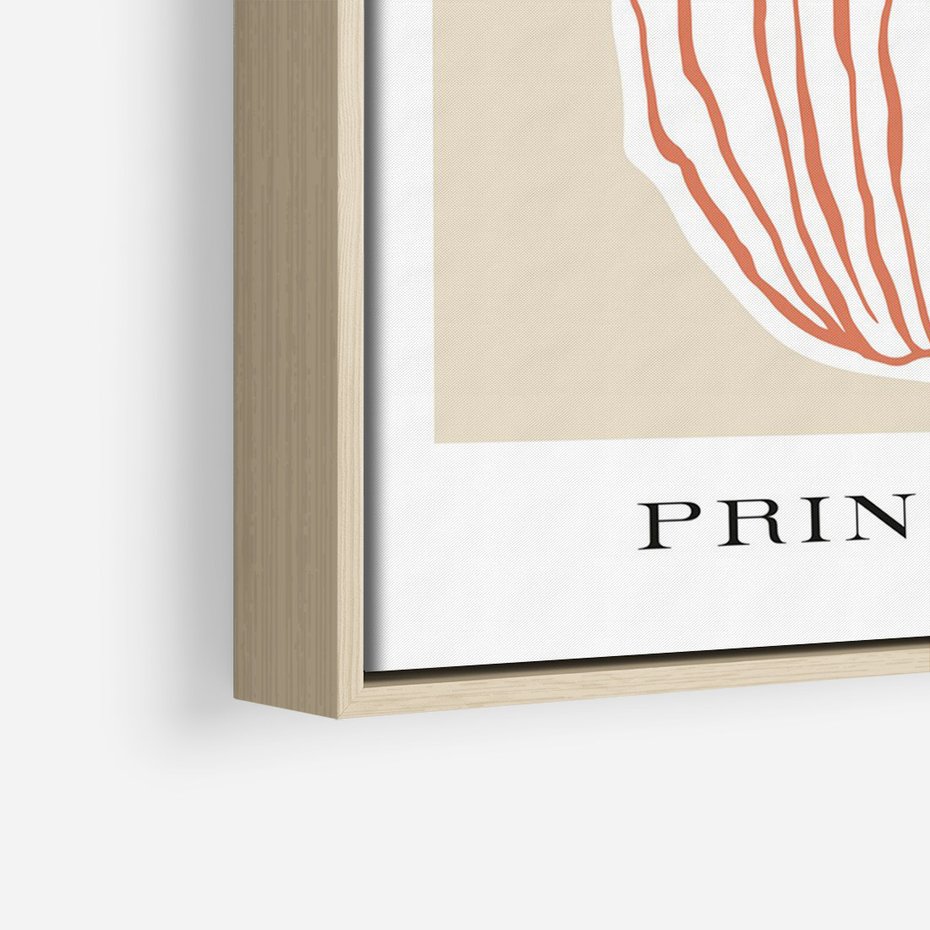 Obraz w ramie 50x70 - Boho Refleksje Natury - gałązki w wazonie, typografia - rama drewno