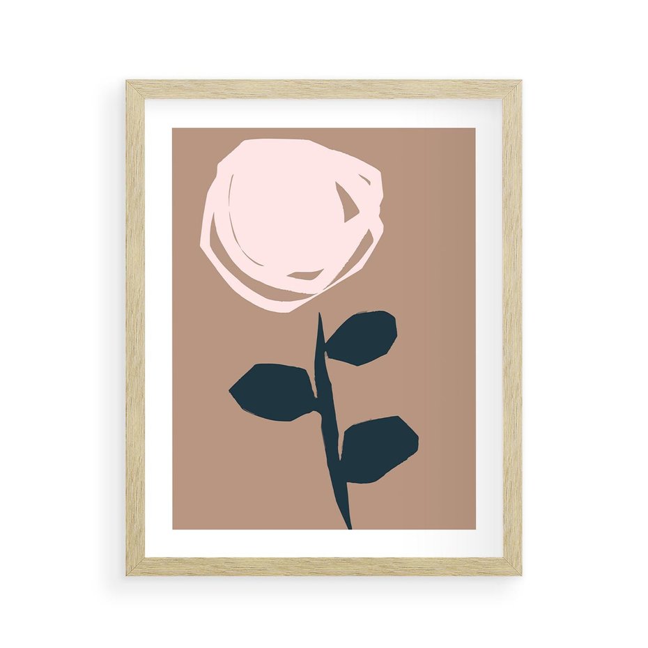 Plakat w ramie 40x50 - Niewytłumaczalne - abstrakcyjny obraz, plakat - rama drewno