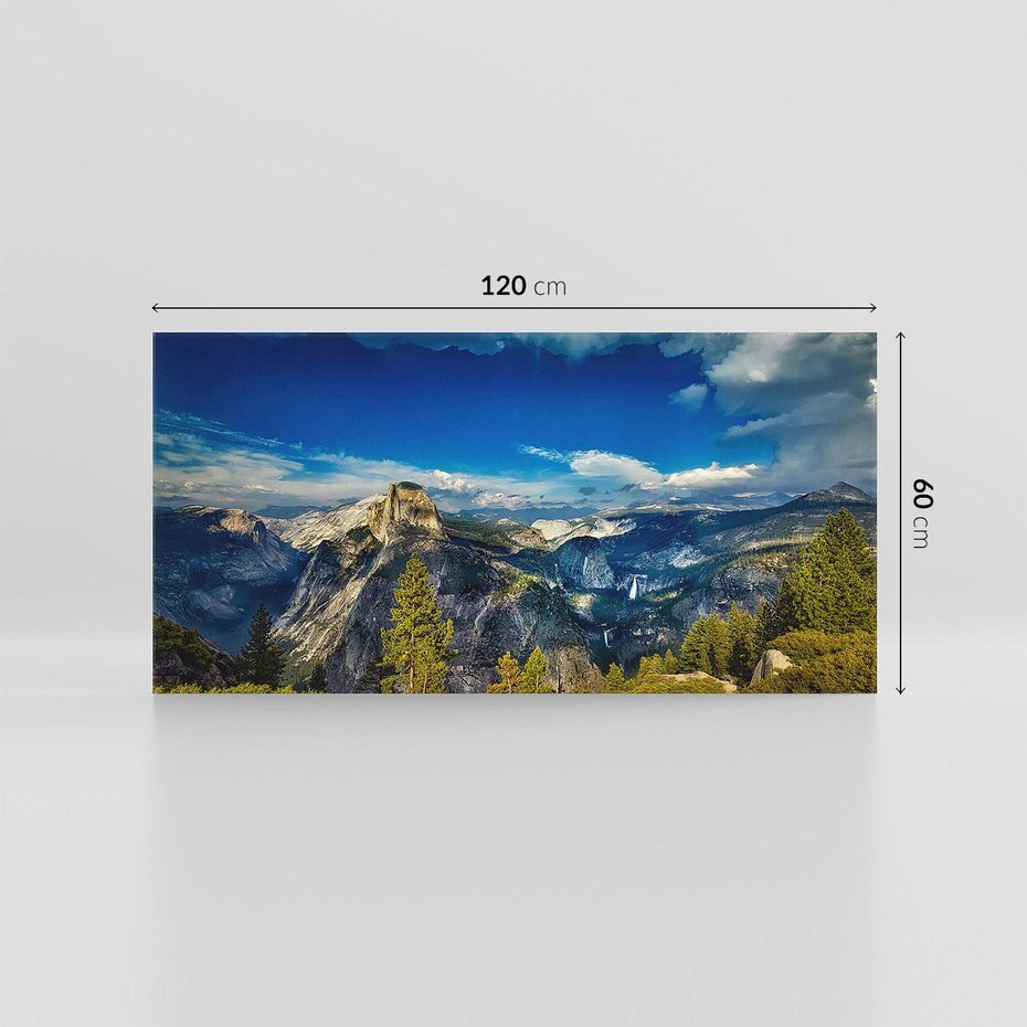 Obraz na płótnie 120x60 - Zaklęty las oaza spokoju - góry, las