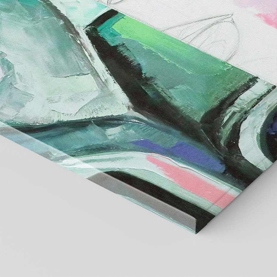 Obraz na płótnie 50x70 - Niezakończona Piękność - abstrakcyjny obraz olejny, portret kobiety