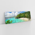 Obraz na płótnie 90x30 - Tropikalna wyspa na Filipinach - Filipiny, tropikalna