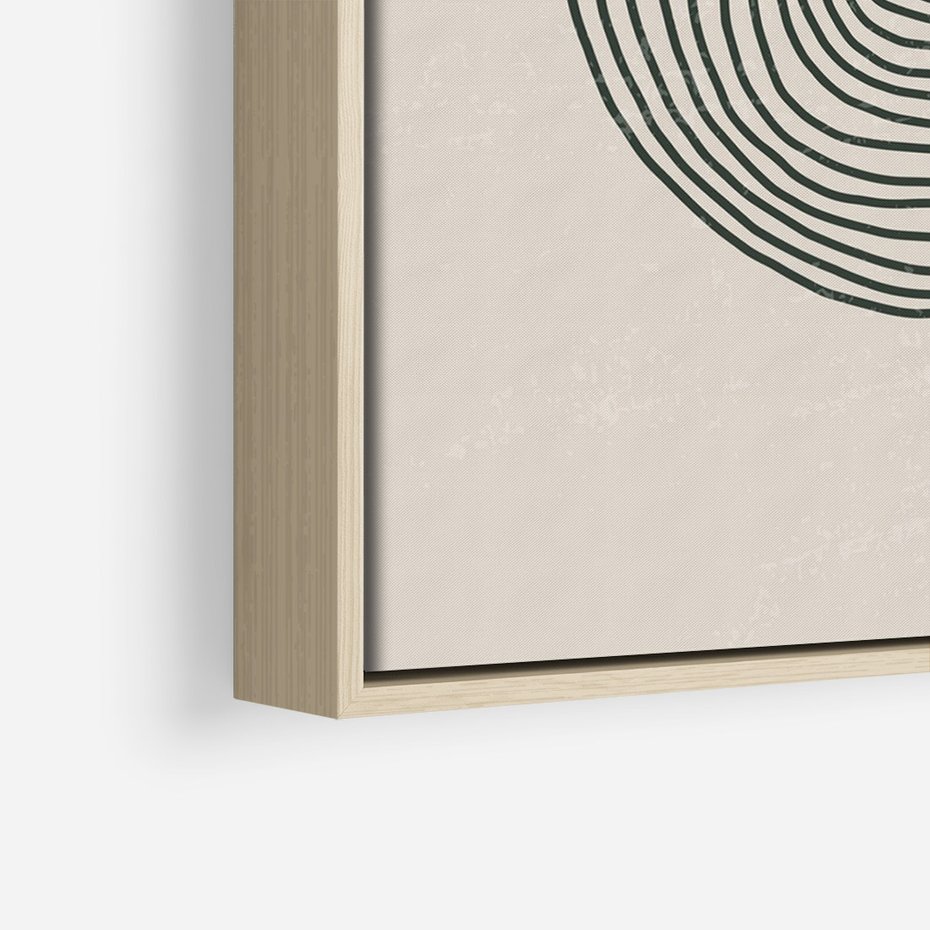 Obraz w ramie 80x120 - Odbicia Wyobraźni - nowoczesna sztuka, minimalizm - rama drewno