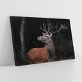Obraz na płótnie 120x80 - Spotkanie z naturą - jeleń, las