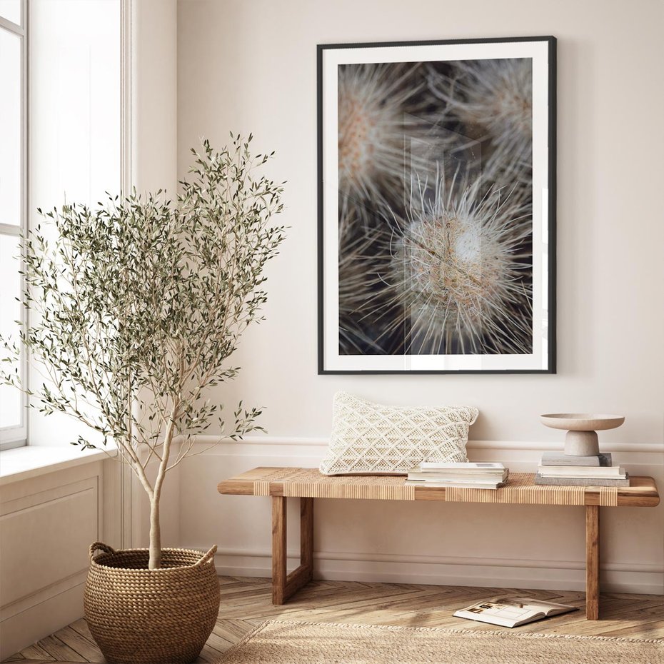 Plakat bez ramy 21x30 - Ulotna Piękność Natury - makro, dmuchawce