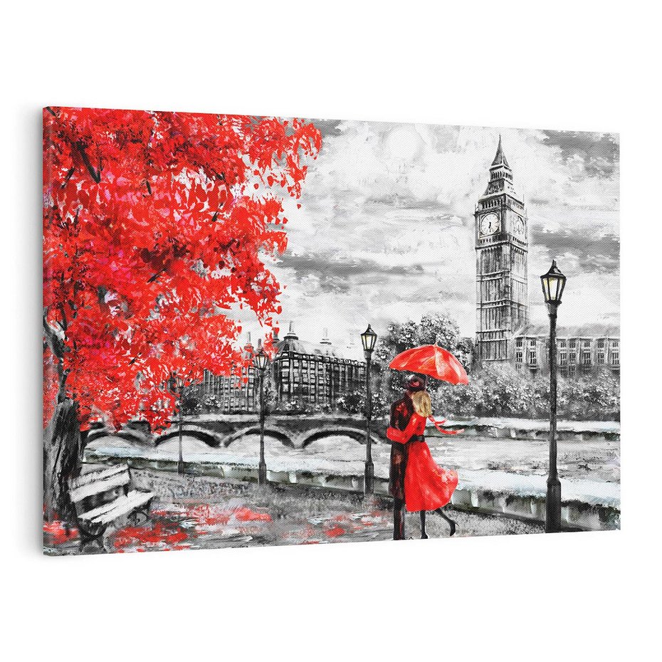 Obraz na płótnie 120x80 - Big Ben w Londynie - londyn, big ben