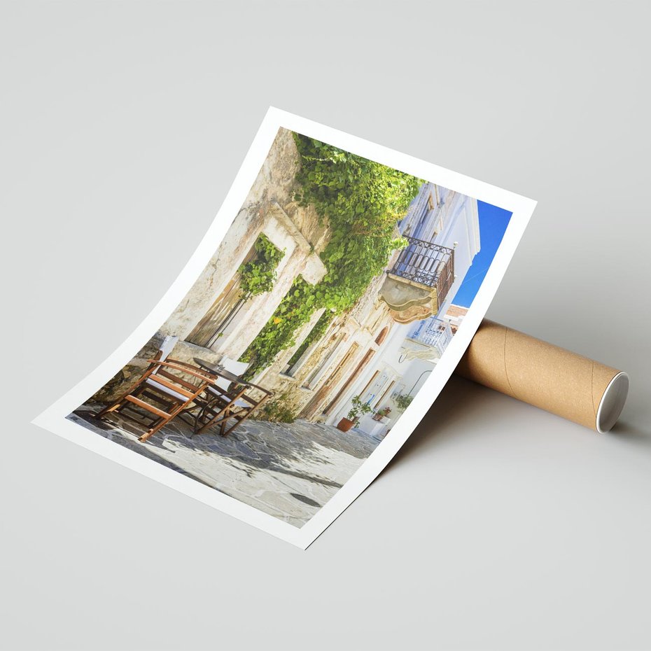 Plakat bez ramy 21x30 - Zaklęta Przestrzeń - uliczka, perspektywa