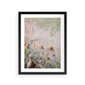 Plakat w ramie 30x40 - Przyroda w Pełnym Blasku: Kolorowa łąka z Kwiatami - łąka, kwiaty na łące - rama czarna