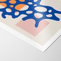 Plakat bez ramy 21x30 - Delikatne Plamiste Refleksje - abstrakcja, nowoczesny plakat