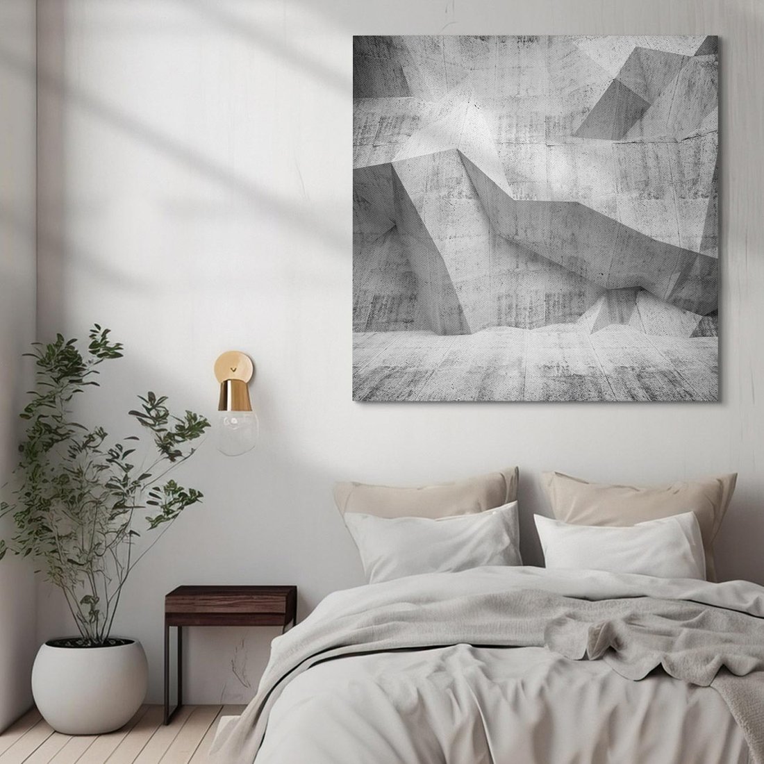 Obraz na płótnie 40x40 - Geometryczna harmonia sztuki - geometria, sztuka