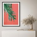Plakat bez ramy 50x70 - Energetyczna Eksplozja Natury - liście, kolor