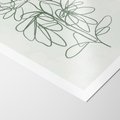 Plakat bez ramy 21x30 - Spokojne Poddanie Naturze - zielony plakat, roślinne inspiracje