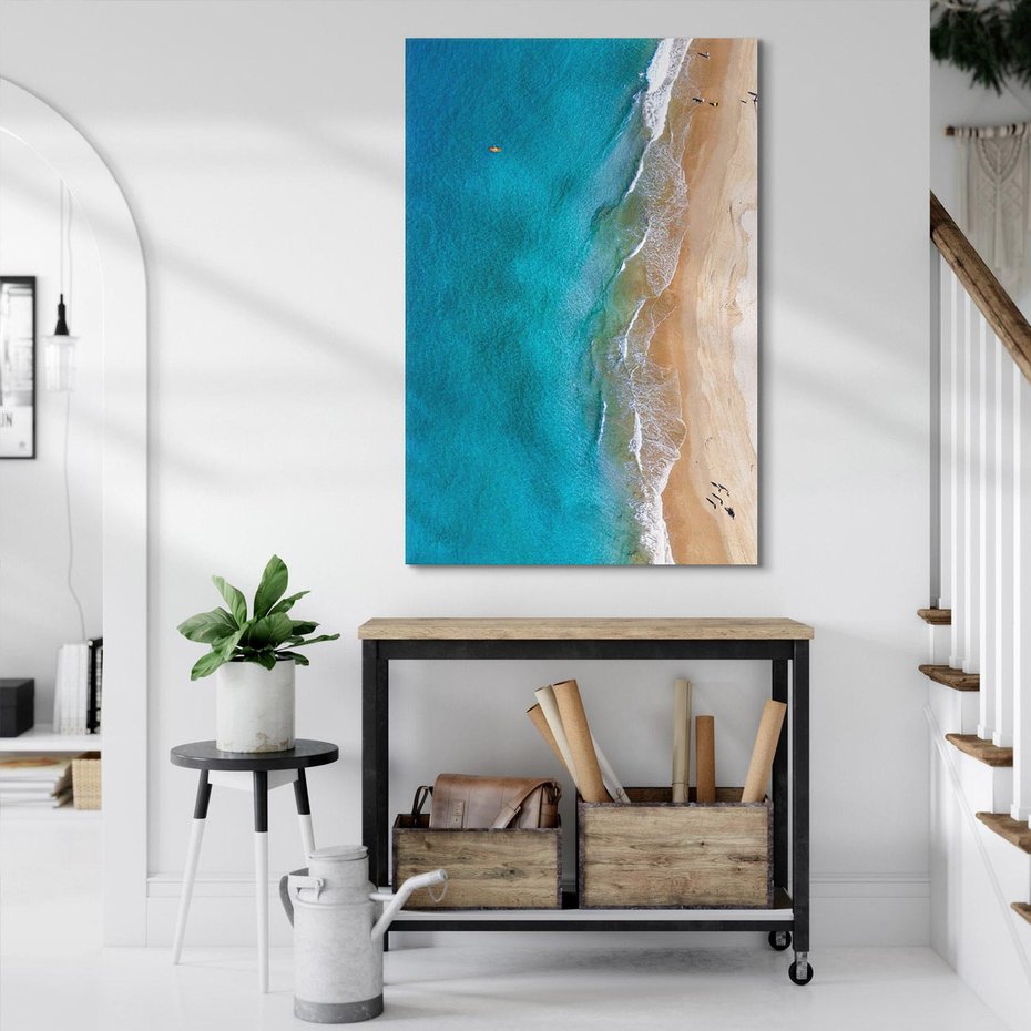 Obraz na płótnie 80x120 - Spokój nad morzem - morze, plaża