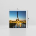 Obraz na płótnie 30x30 - Romantyczny Paryż: Wieża Eiffla - Paryż, Wieża