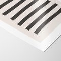 Plakat bez ramy 30x40 - Strukturalna Rewolucja Form - minimalizm, czarne pasy