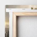 Obraz na płótnie 30x30 - Magia Manhattanu: miasto, które nigdy nie śpi - Manhattan, NY