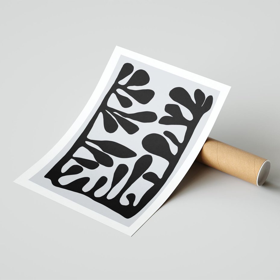 Plakat bez ramy 21x30 - Taniec Kształtów - matisse, sztuka nowoczesna