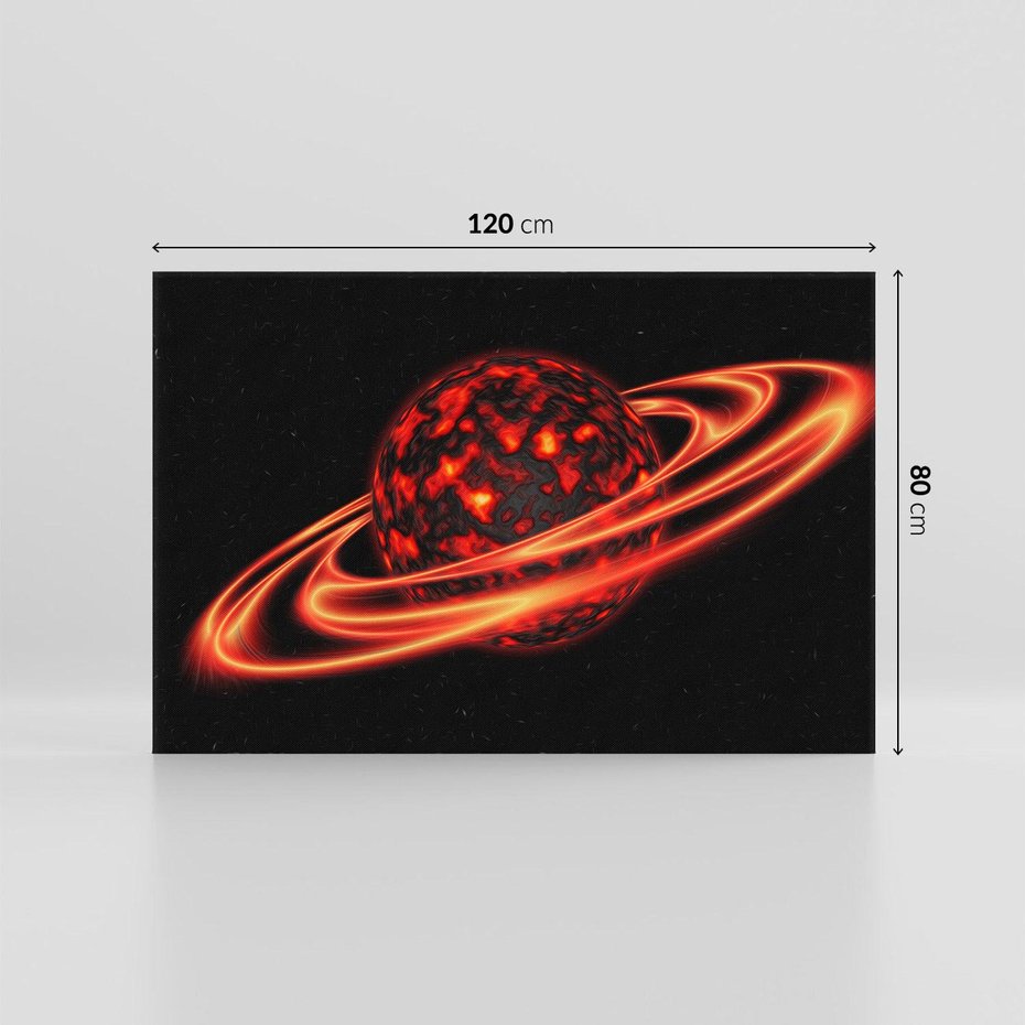 Obraz na płótnie 120x80 - Między gwiazdami - kosmos