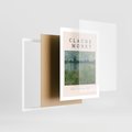 Plakat w ramie 50x70 - Claude Monet: Reprodukcja - Claude Monet, reprodukcja plakat - rama biała