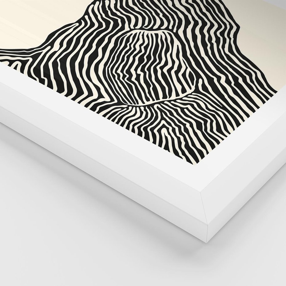 Plakat w ramie 50x70 - Podróżne Impresje - boho plakat, rycina - rama biała