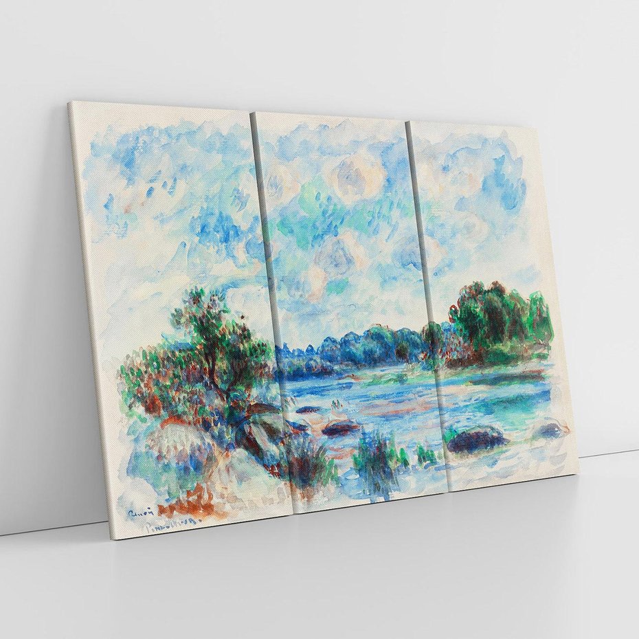 Obraz na płótnie 120x80 - Pejzaż w Pont-Aven (1892), Pierre'a-Auguste Renoir - Reprodukcja - reprodukcja, obraz na płótnie