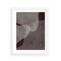 Plakat w ramie 40x50 - Obce Odcienie - mroczny plakat, nowoczesne wnętrza - rama biała