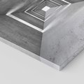 Obraz na płótnie 80x80 - Abstrakcyjna głębia - 3D, tunel