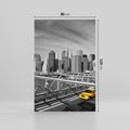 Obraz na płótnie 80x120 - Podróż taksówką przez Nowy Jork - TAXI, miasto