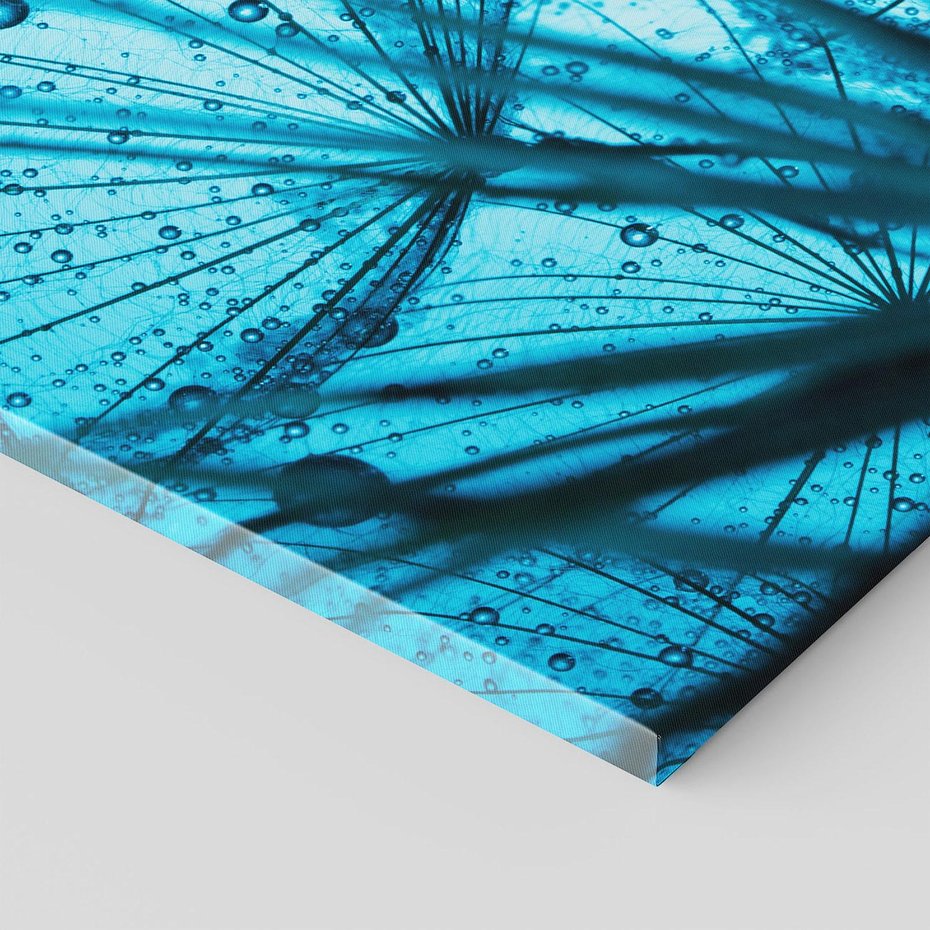 Obraz na płótnie 80x120 - Lekkość dmuchawca wśród kwiatów - dmuchawiec, kwiaty