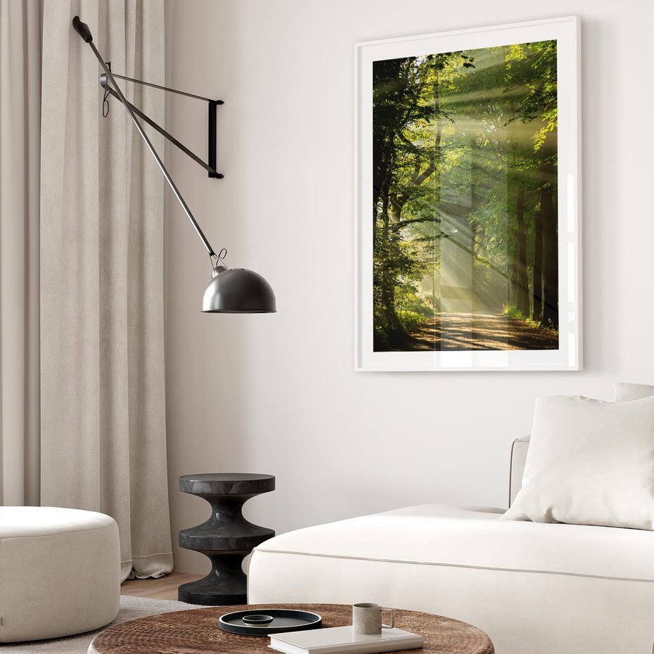 Plakat bez ramy 30x40 - harmonia natury - las, drzewa