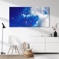 Obraz na płótnie 140x70 - Balony - Serca na niebie - balony, serca