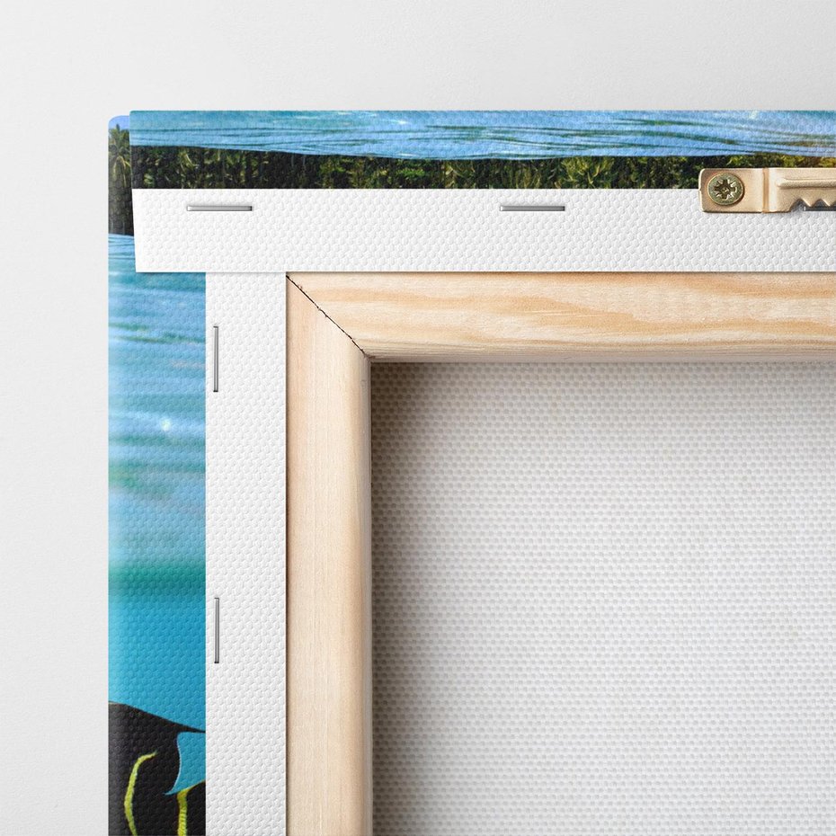 Obraz na płótnie 50x70 - Rafa Koralowa - Podwodne Cuda - rafa, koralowa