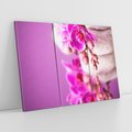 Obraz na płótnie 120x80 - Relaksująca orchidea w spa - spa, orchidea
