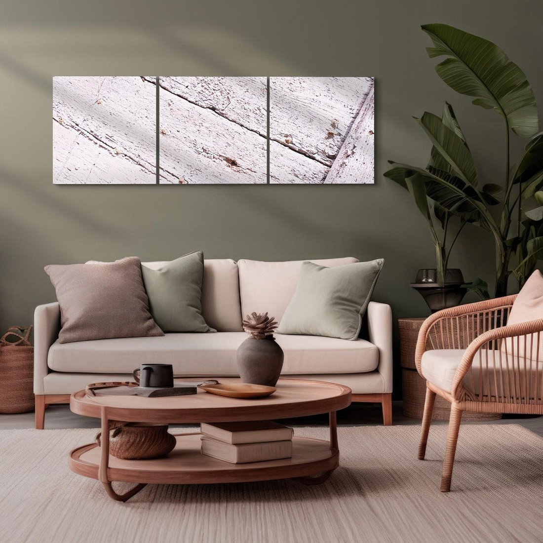 Obraz na płótnie 90x30 - Nowoczesna Elegancja - beton, struktura