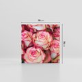 Obraz na płótnie 70x70 - Różany urok - kwiaty, róże