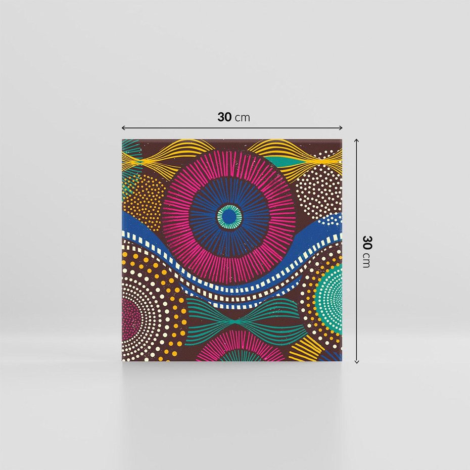 Obraz na płótnie 30x30 - Energia Wzorców - enticzne wzory, kształty