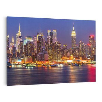 Obraz na płótnie 70x50 - Dusza Ameryki: miasto nieprzespanych nocy - Ameryka, USA