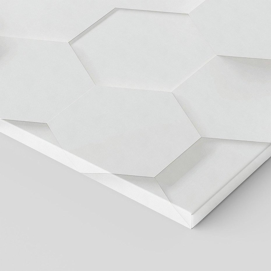 Obraz na płótnie 90x30 - Przestrzenne Zabawy - geometryczne, 3D