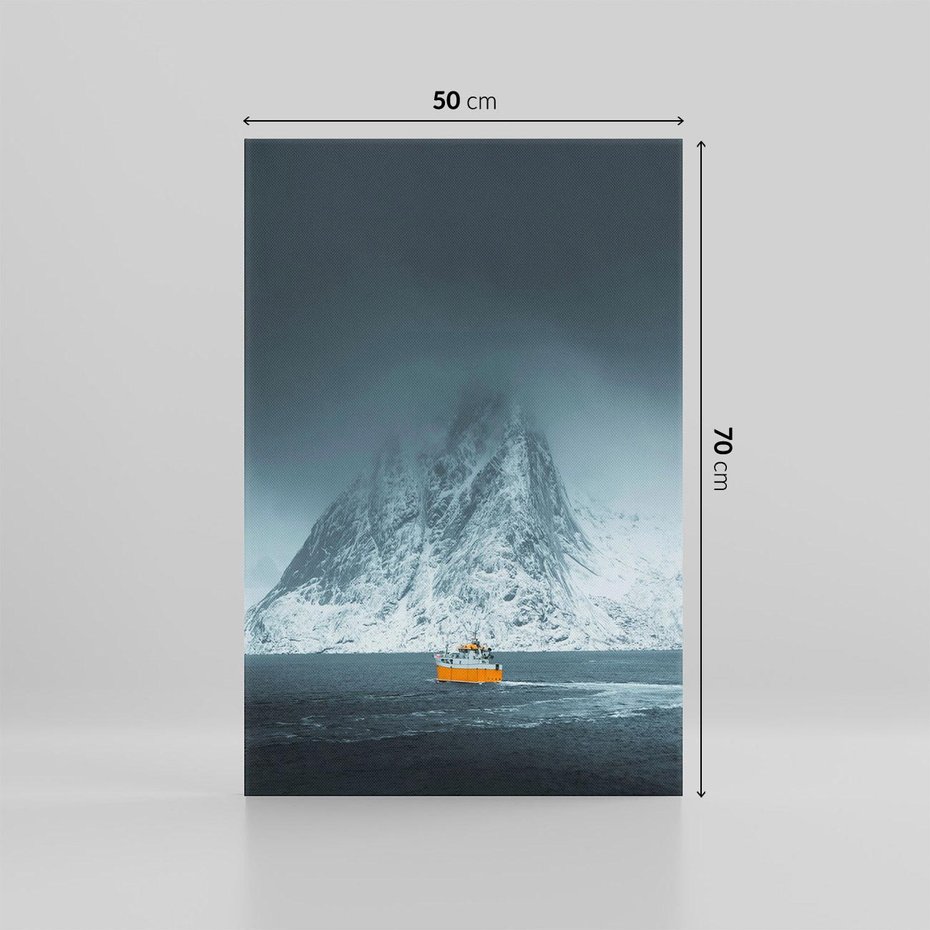 Obraz na płótnie 50x70 - Skandynawski pejzaż - skadynawski, pejzaż