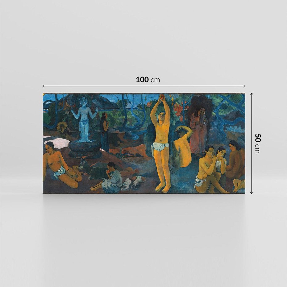 Obraz na płótnie 100x50 - Skąd przyszliśmy? Kim jesteśmy? Dokąd idziemy? - Reprodukcja - reprodukcja, obraz na płótnie