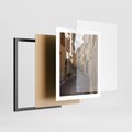 Plakat w ramie 40x50 - Magiczne widoki - uliczka, perspektywa - rama czarna