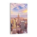 Obraz na płótnie 80x120 - Amerykański duch: Miasto na horyzoncie - USA, Ameryka