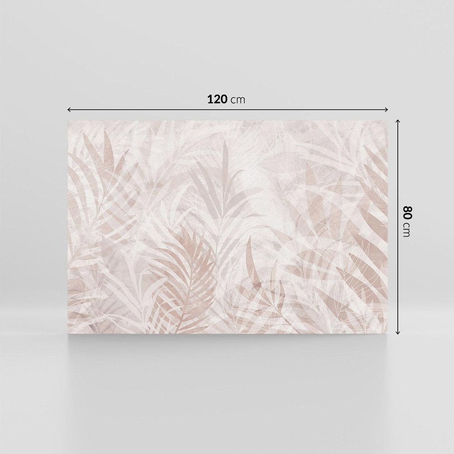 Obraz na płótnie 120x80 - Pejzaż zaklętych uczuć - monochromatyczne, w odcieniach beżu