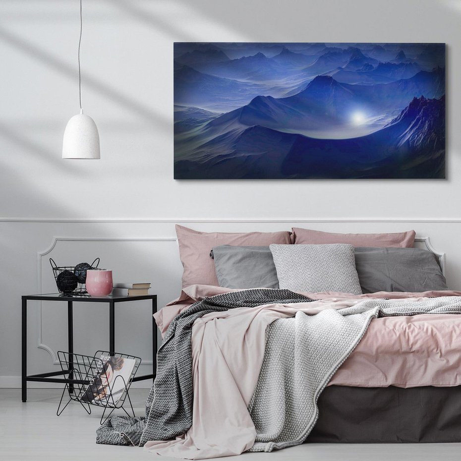 Obraz na płótnie 120x60 - Górska sceneria - krajobraz, góry