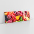 Obraz na płótnie 150x50 - Smakowite Porywy - owoce, jedzenie