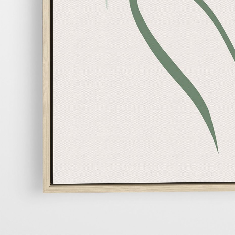 Obraz w ramie 70x100 - Kwiatowe Harmonie - kwiat, sztuka nowoczesna - rama drewno