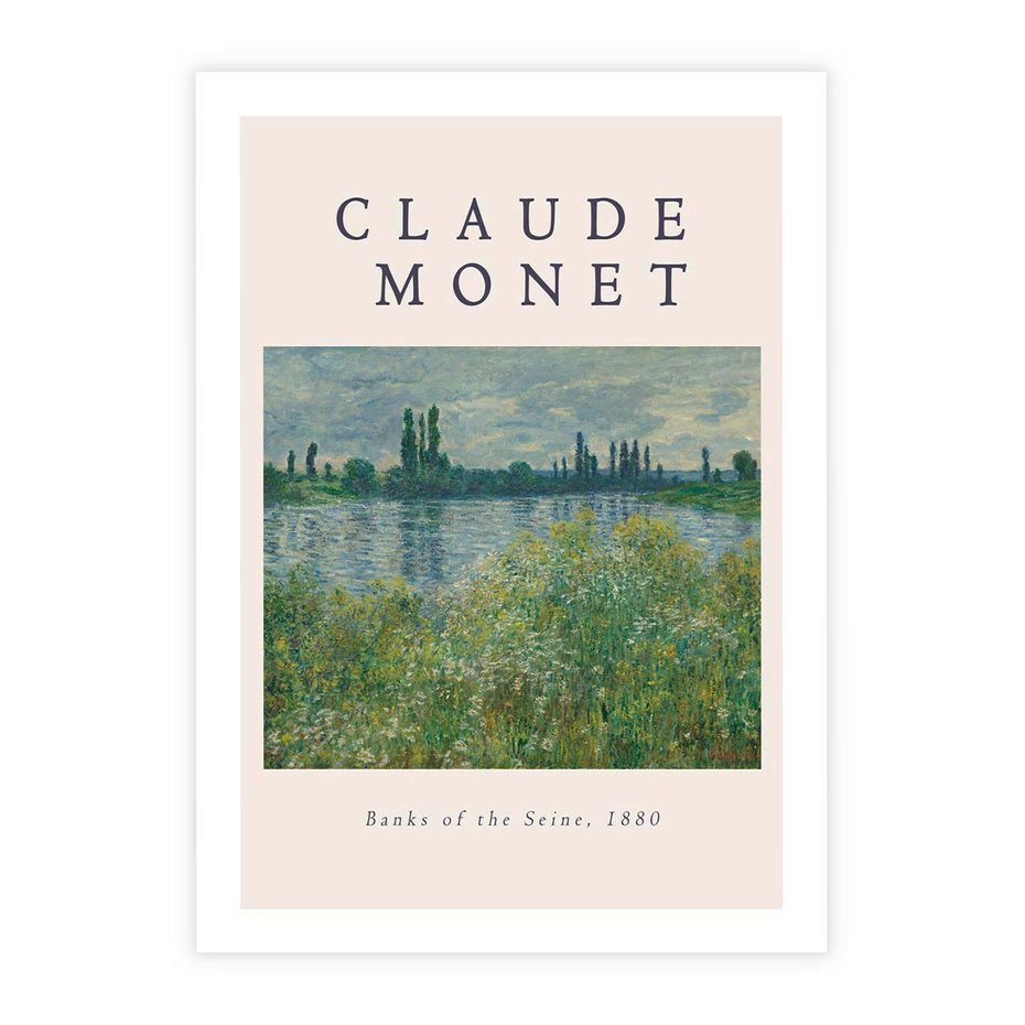 Plakat bez ramy 40x50 - Claude Monet: Reprodukcja - Claude Monet, reprodukcja plakat