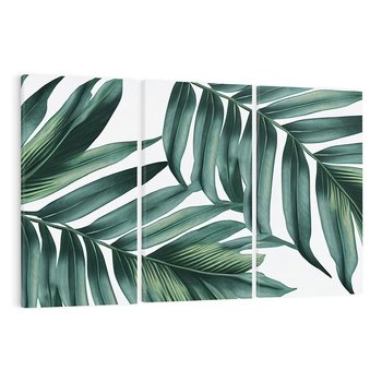 Obraz na płótnie 120x80 - Ruchome liście czasu - liście palmy, tropikalne